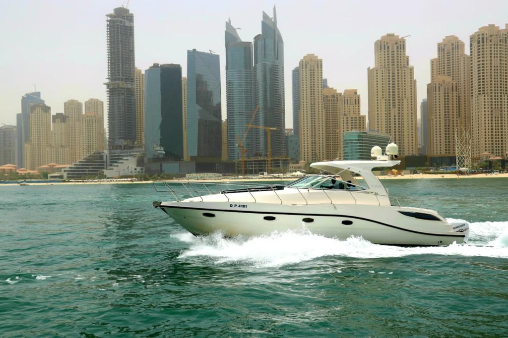 36ft luxury yacht tour in Dubai Marina