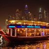 Dubai Creek on a Dhow Cruise Dinner